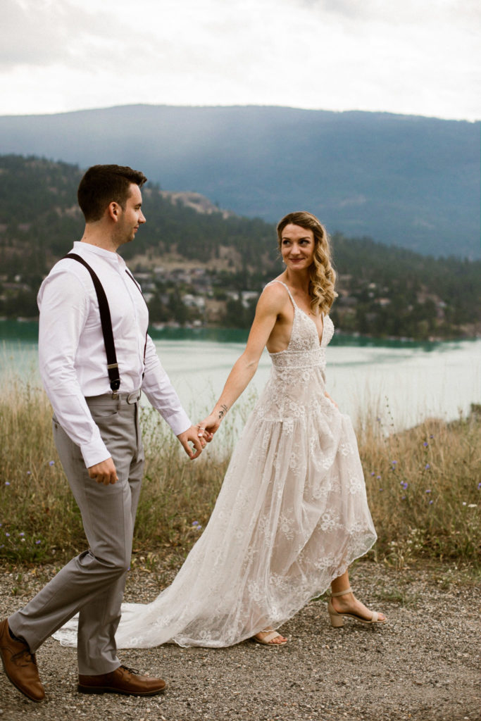 vernon kelowna kalamalka lake elopement wedding photographer